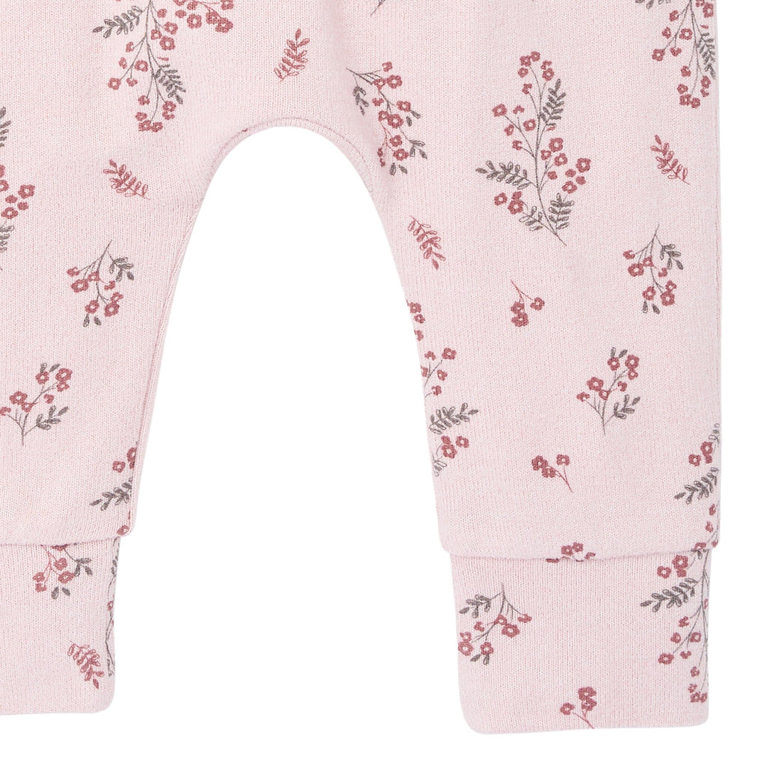 2-Piece Baby Girls Blush Heather Peplum Top and Pants Outfits & Sets Gerber® 