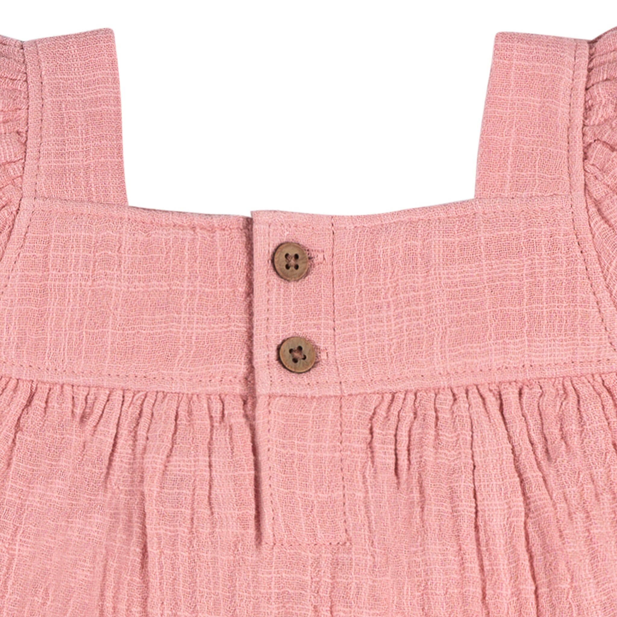2-Piece Baby Girls Rose Elegance Dress and Diaper Cover Dresses Modern Moments™ by Gerber® 