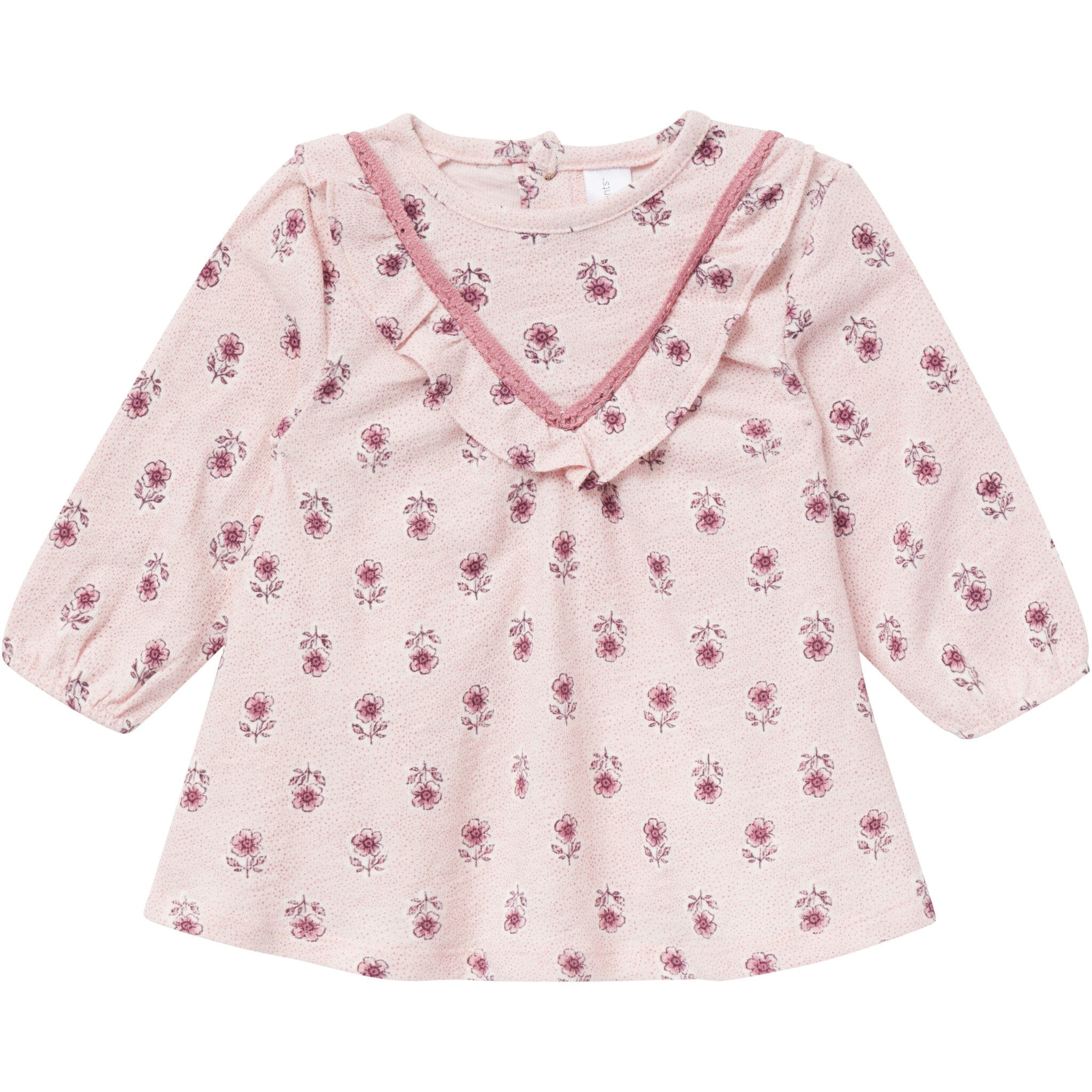 2-Piece Baby Girls Pink Blush Flowers Dress and Tights Set Dresses Gerber® 