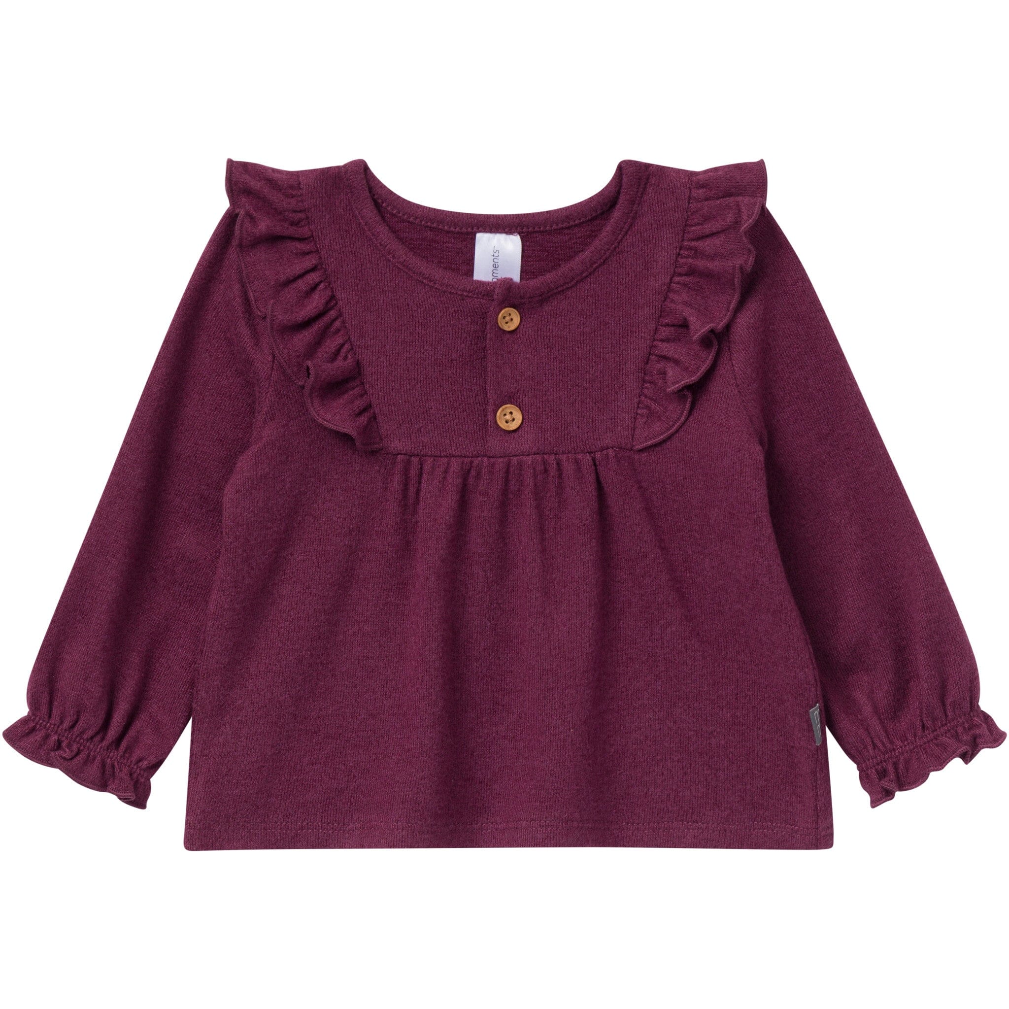 2-Piece Baby Girls Purple Heather Ruffle Top and Pant Set Outfits & Sets Gerber® 