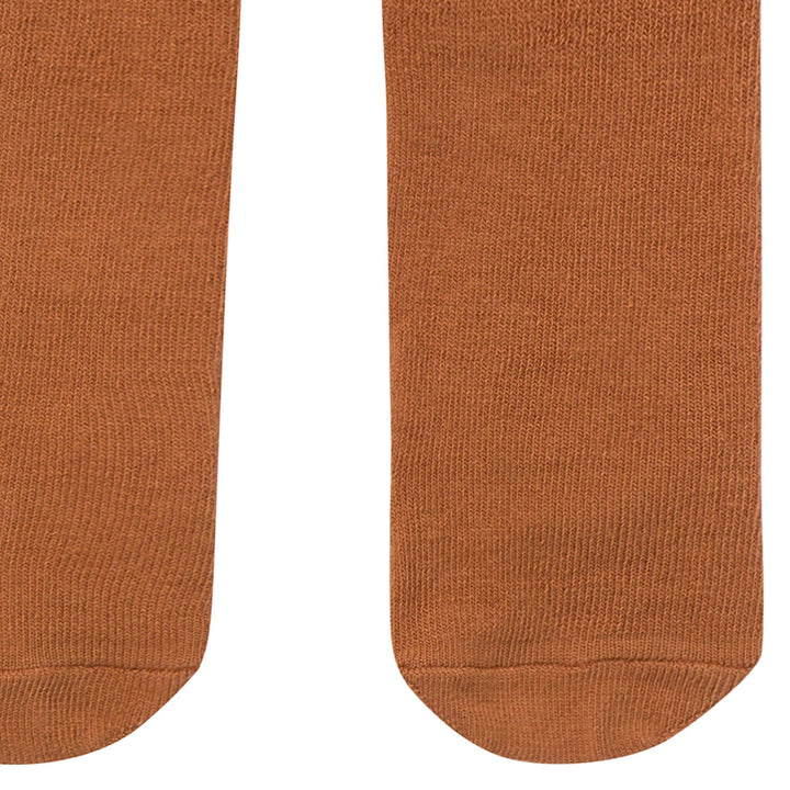 2-Piece Baby Girls Brown Fleur Bubble Romper Bubble Romper and Tights Rompers Gerber® 