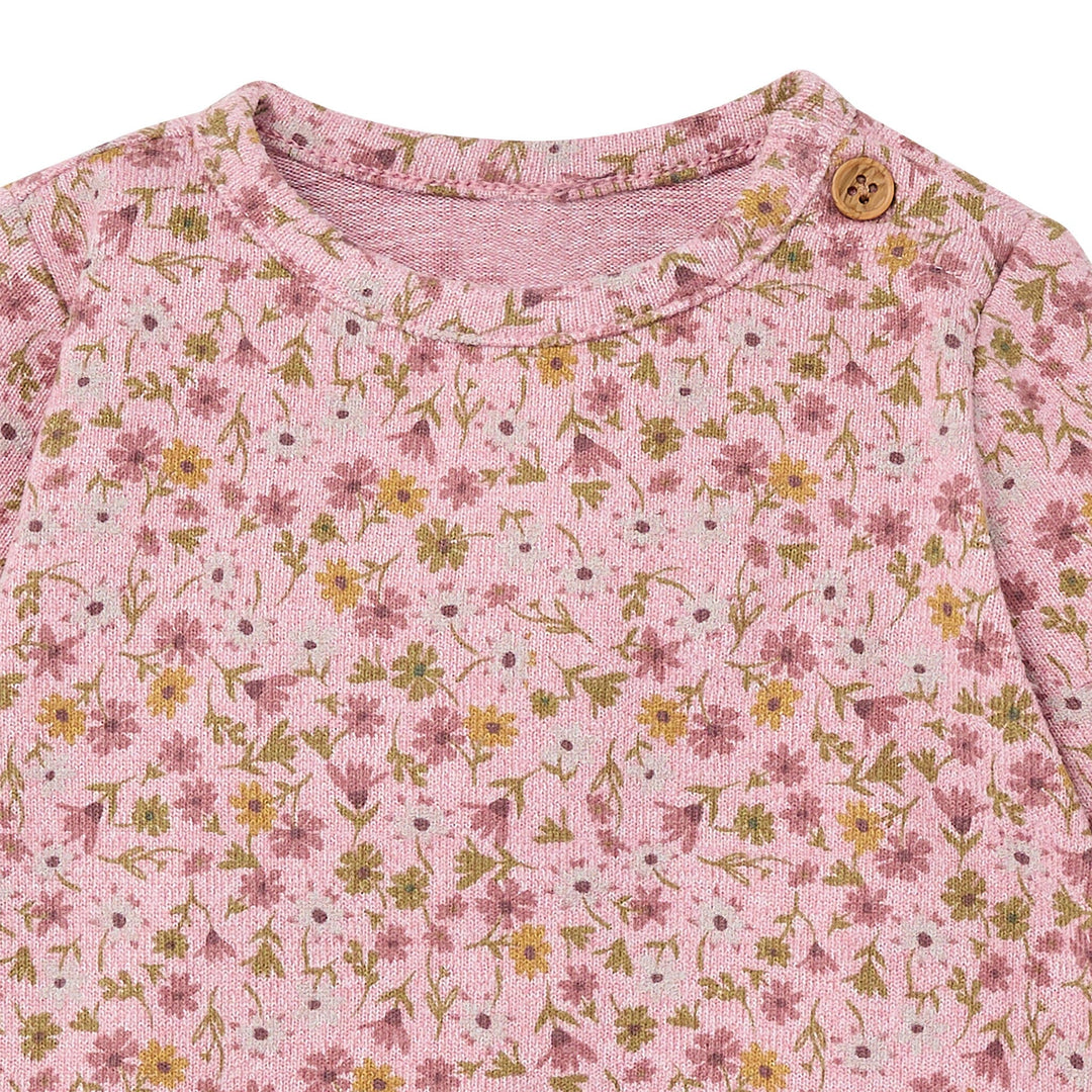 2-Piece Baby Girls Rose Heather Peplum Top and Pants Outfits & Sets Gerber® 