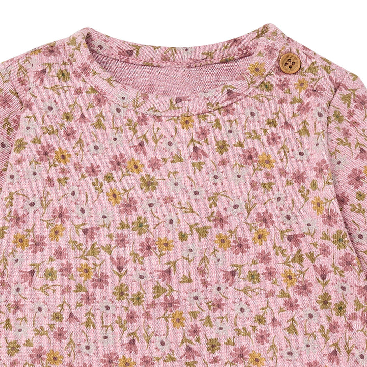 2-Piece Baby Girls Rose Heather Peplum Top and Pants Outfits & Sets Gerber® 