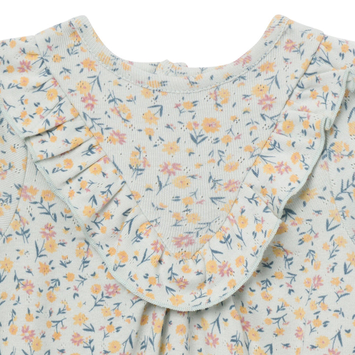 2-Piece Baby Girls Tiny Floral Bubble Romper and Tights Rompers Modern Moments™ by Gerber® 