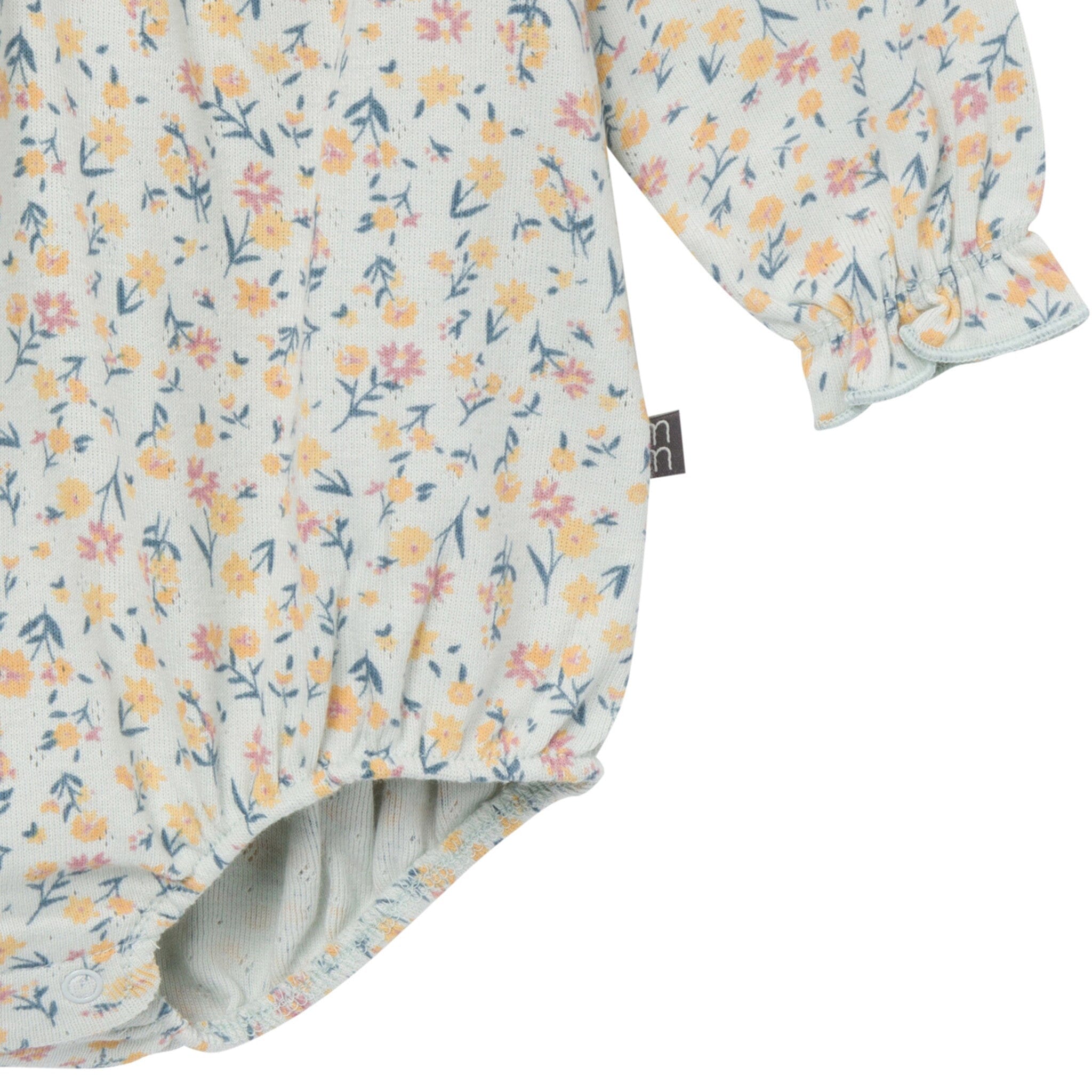 2-Piece Baby Girls Tiny Floral Bubble Romper and Tights Rompers Modern Moments™ by Gerber® 