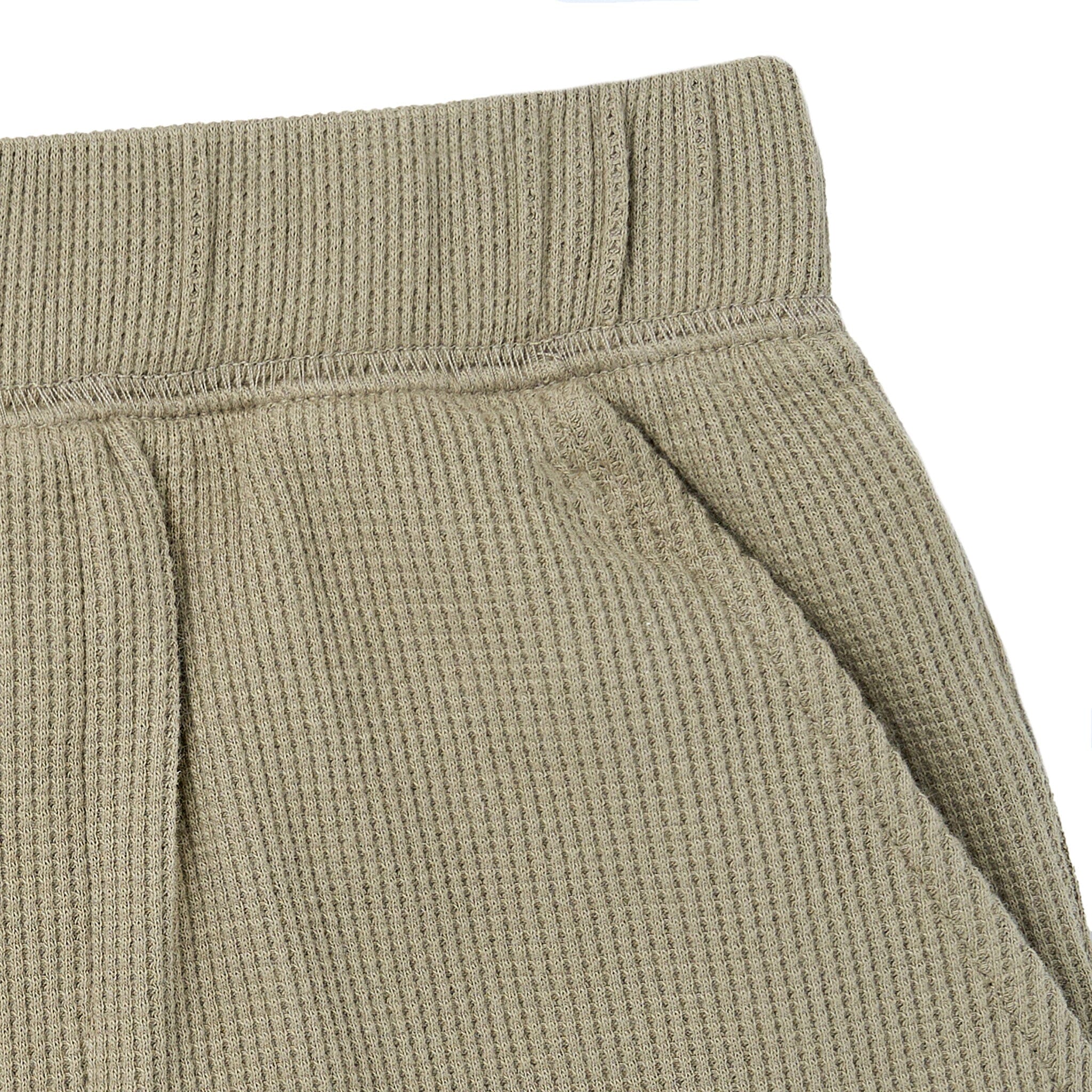 2-Piece Baby Boys Muted Olive Johnny Collar Shirt and Shorts outfits Modern Moments™ by Gerber® 