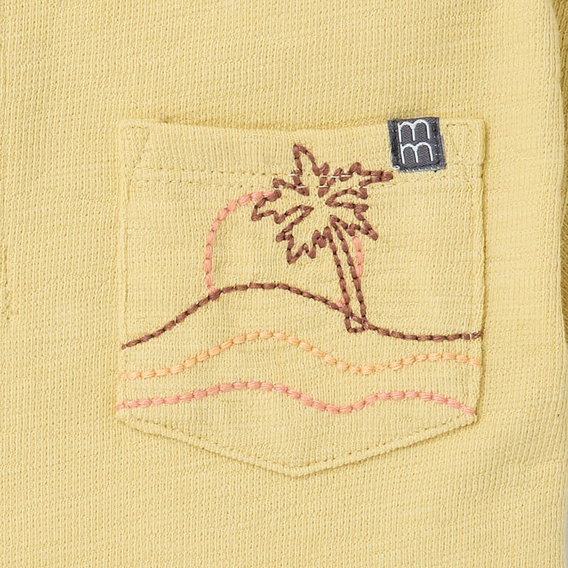 2-Piece Boys Reed Yellow Polo Shirt and Shorts outfits Modern Moments™ by Gerber® 