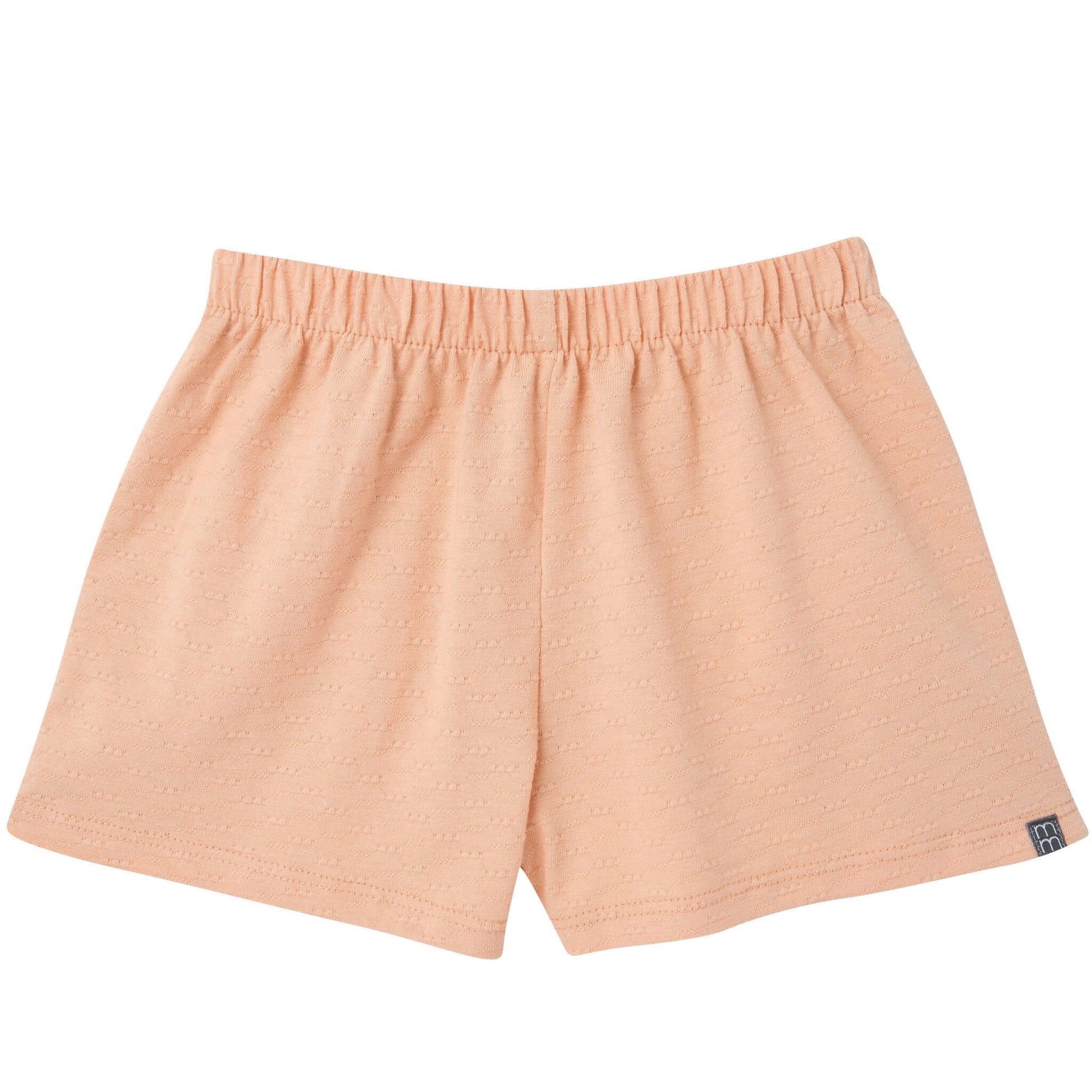 2-Piece Girls Apricot Cream Dusty Rose Eyelet Top and Shorts outfits modern moments™ by Gerber® 