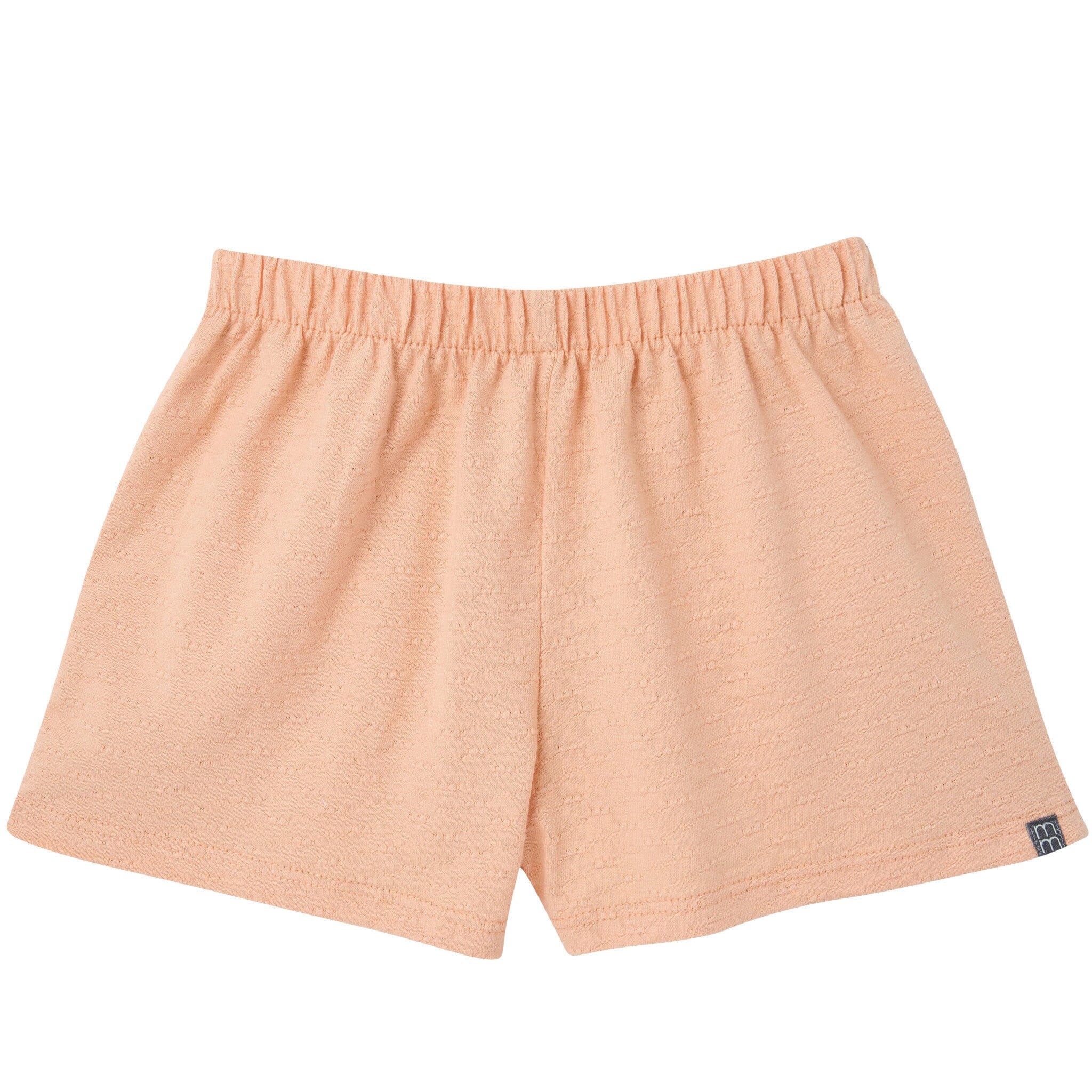 2-Piece Girls Apricot Cream Dusty Rose Eyelet Top and Shorts outfits modern moments™ by Gerber® 