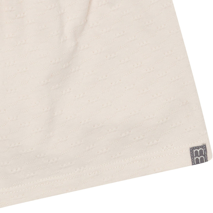 2-Piece Girls Madcap Gray Self Eyelet Embr Top and Shorts outfits modern moments™ by Gerber® 