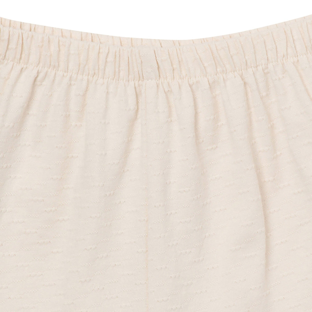 2-Piece Girls Madcap Gray Self Eyelet Embr Top and Shorts outfits modern moments™ by Gerber® 