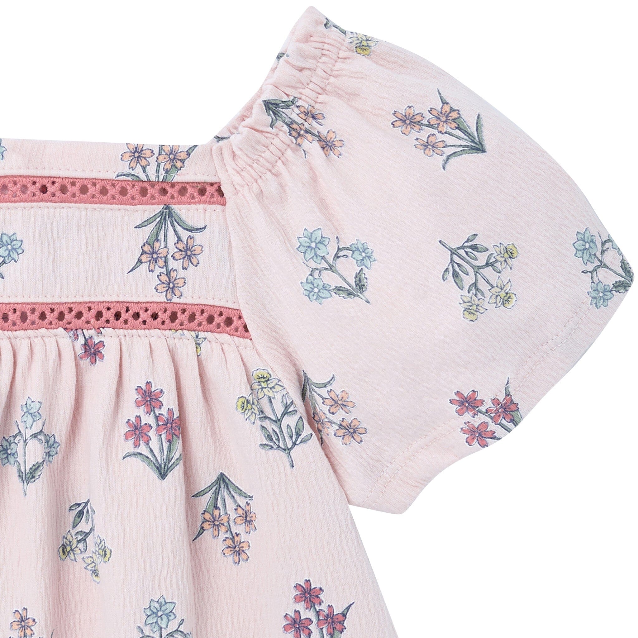 2-Piece Baby Girls Mauve Chalk Multi Top and Short Outfits & Sets Modern Moments™ by Gerber® 