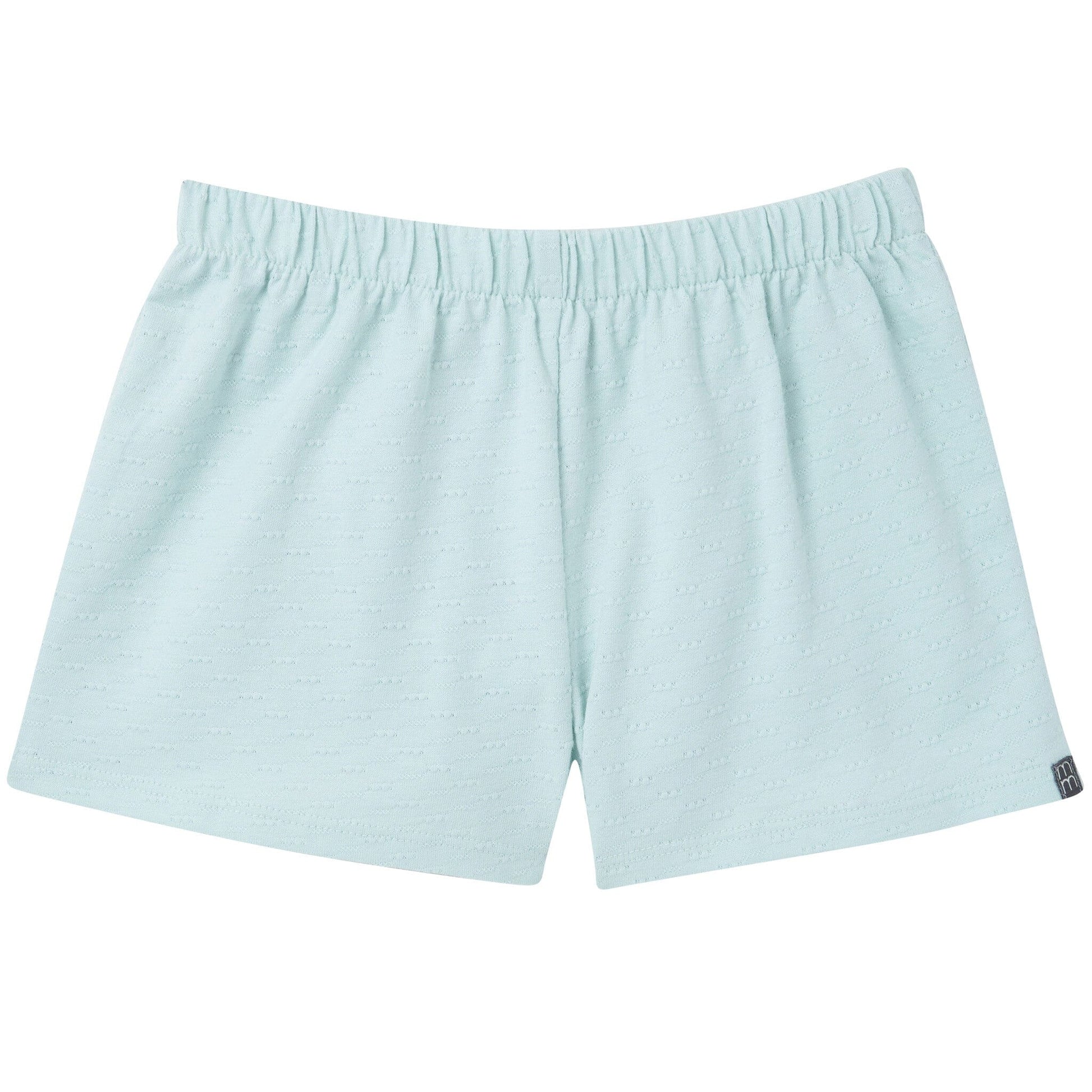 2-Piece Girls Misty Blue Happy Shoes Eyelet Top and Shorts outfits modern moments™ by Gerber® 