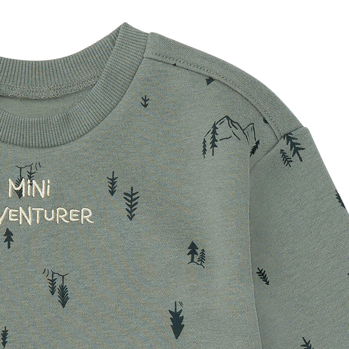 2-Piece Baby Boys Mountain Green Sweatshirt and Jogger Set Outfits & Sets Modern Moments™ by Gerber® 