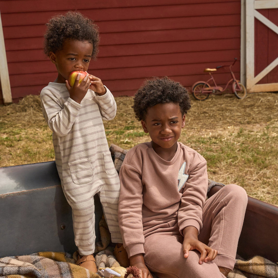 2-Piece Baby Boys Lightning Brown Sweatshirt and Jogger Set Outfits & Sets Gerber® 