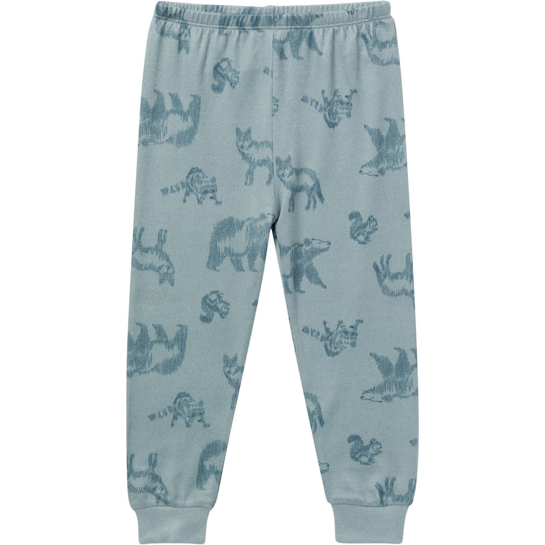 2-Piece Baby Boys Light Blue Snug Fitting Footless Pajama Set Sleepwear Gerber® 