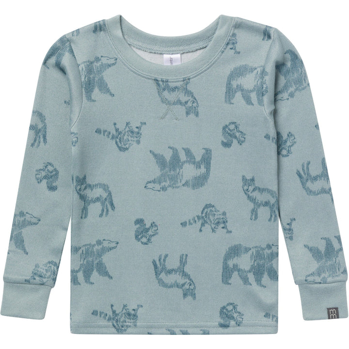 2-Piece Baby Boys Light Blue Snug Fitting Footless Pajama Set Sleepwear Gerber® 