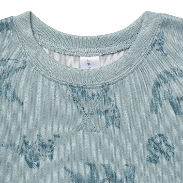 2-Piece Baby Boys Light Blue Snug Fitting Footless Pajama Set Sleepwear Gerber® 