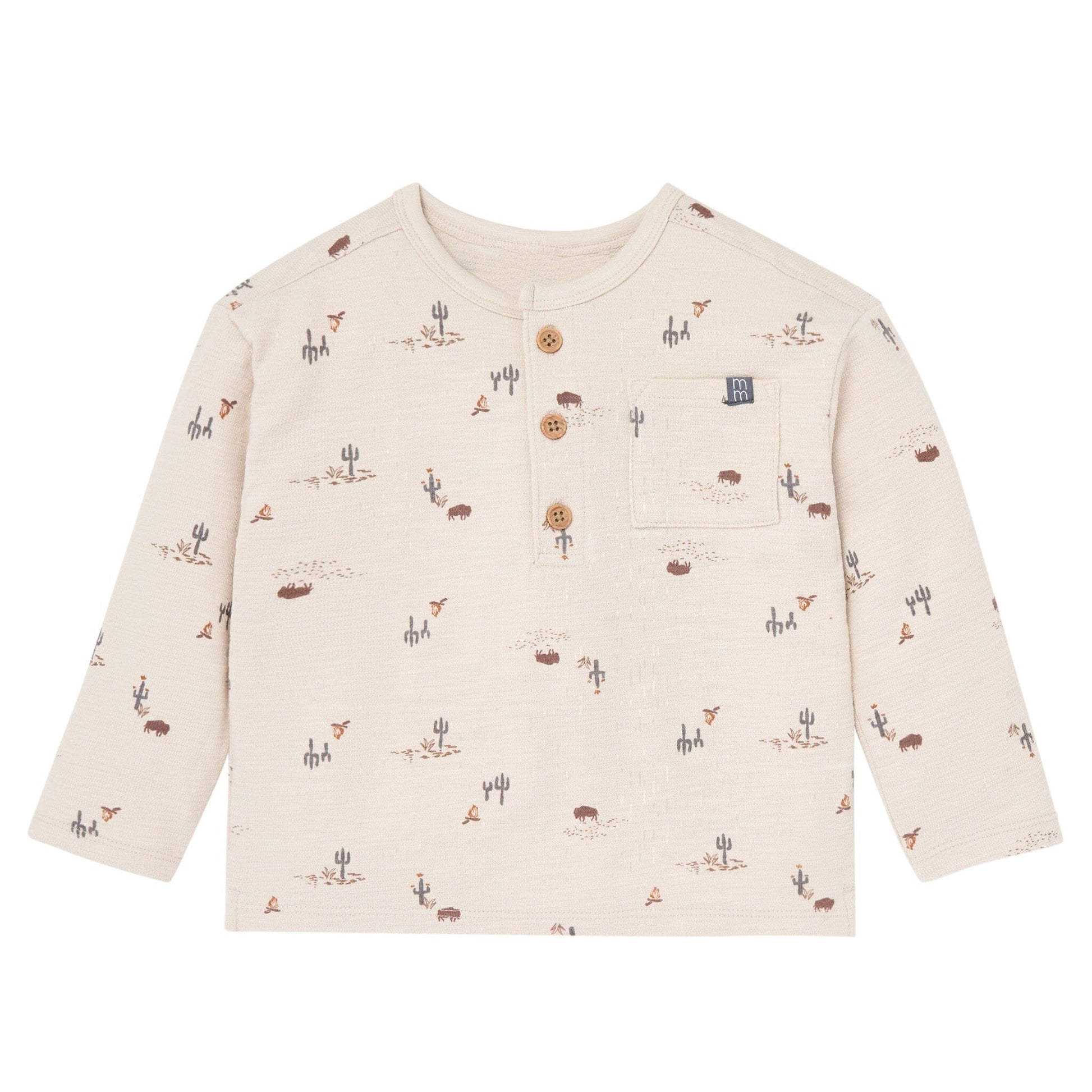2-Piece Baby Boys Rainy Day Henley Top and Pant Set Outfits & Sets Gerber® 