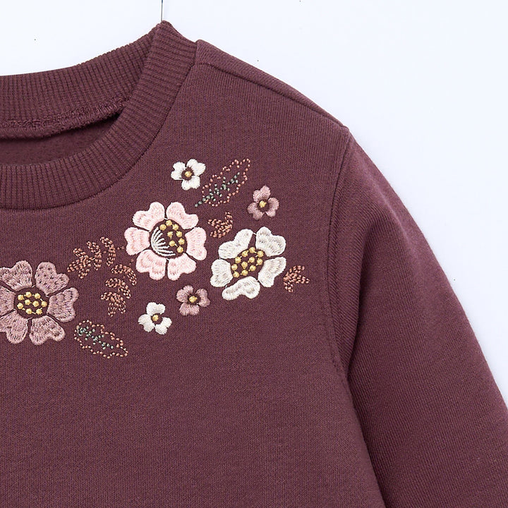 2-Piece Baby Girls Purple Sweatshirt and Jogger Set Outfits & Sets Gerber® 