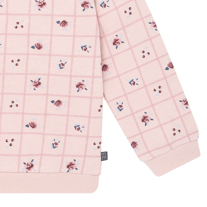 2-Piece Baby Girls Pink Happy Place Drop Shoulder Sweatshirt and Sweatpant Set Outfits & Sets Gerber® 