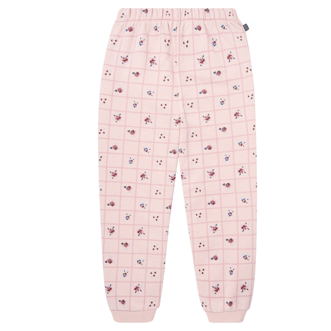 2-Piece Baby Girls Pink Happy Place Drop Shoulder Sweatshirt and Sweatpant Set Outfits & Sets Gerber® 