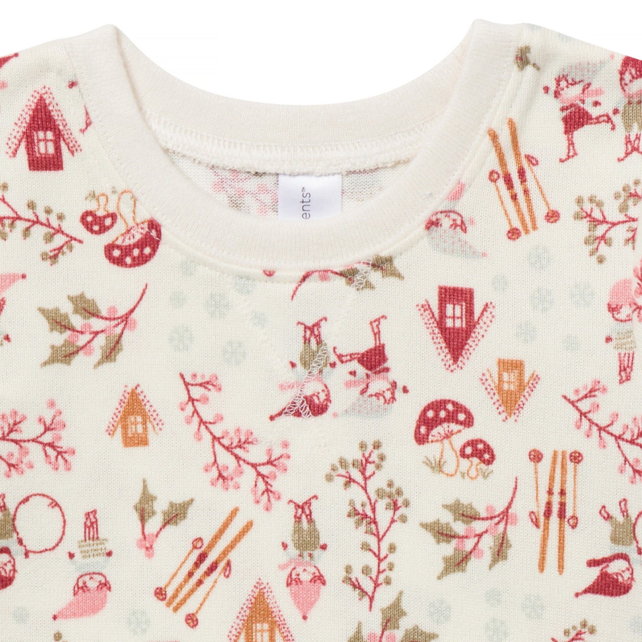 2-Piece Baby Girls Winter Joy Snug Fitting Footless Pajama Set Sleepwear Gerber® 