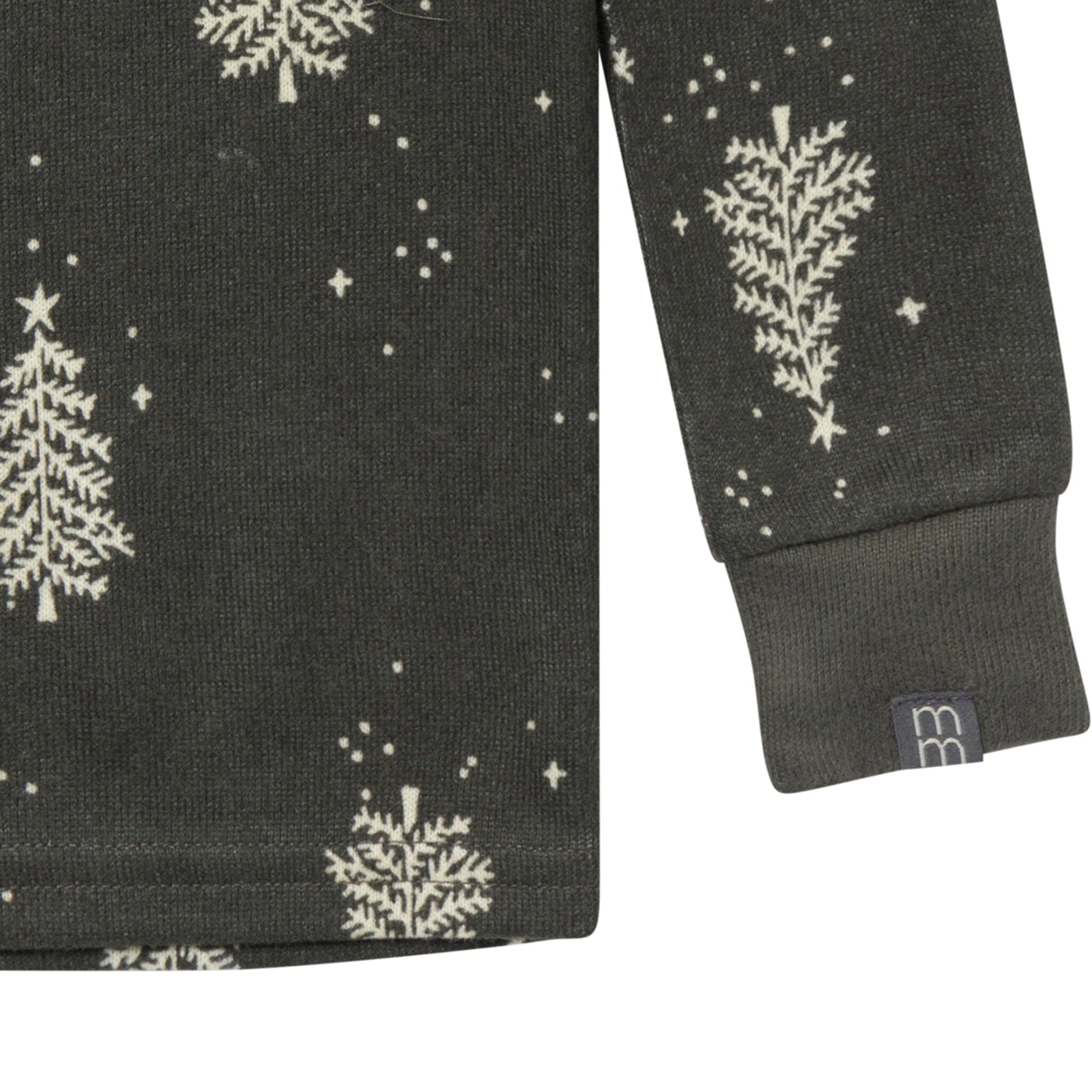 2-Piece Baby Neutral Green Christmas Tree Snug Fitting Footless Pajama Set Sleepwear Gerber® 