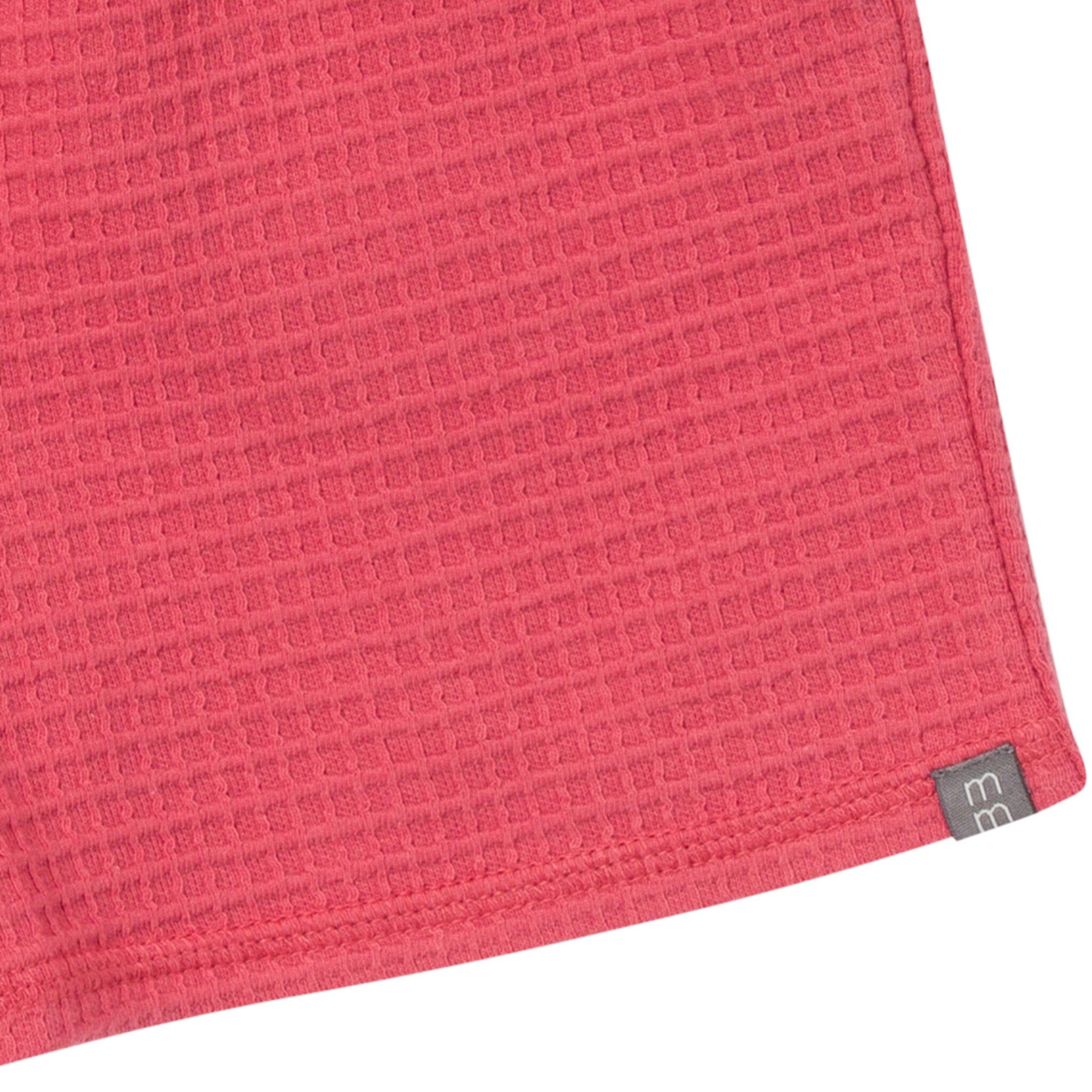 2-Piece Infant & Toddler Boys Dusty Red Long Sleeve Top and Shorts Set outfits Modern Moments™ by Gerber® 