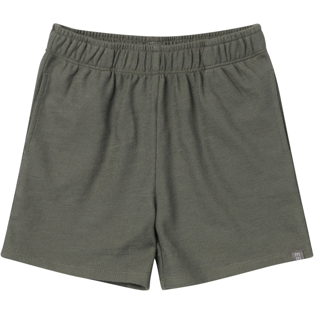 2-Piece Infant & Toddler Boys Green Cactus Button Front Shirt and Shorts Set