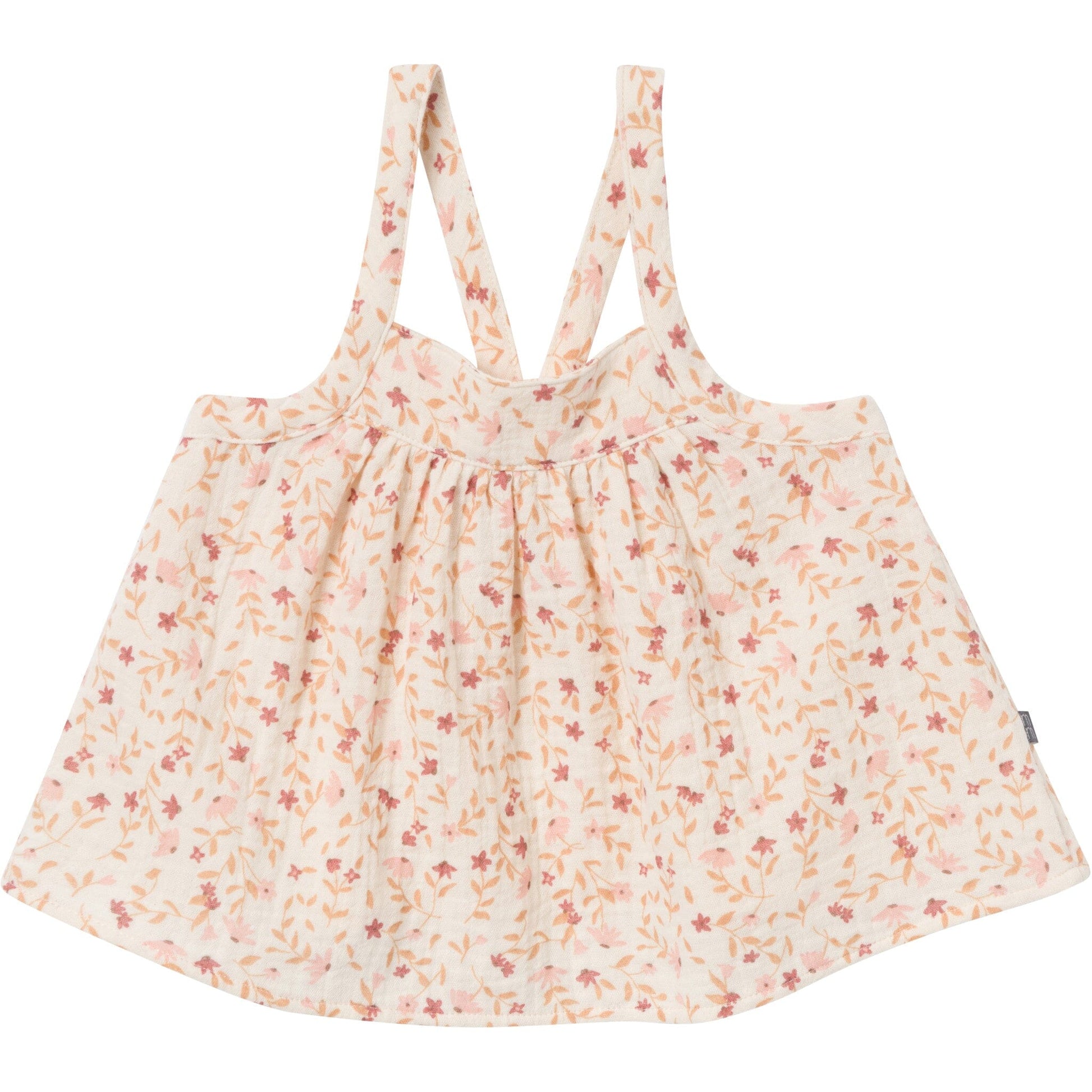 2-Piece Infant & Toddler Girls Beige Vine Floral Cropped Pants Set outfits Modern Moments™ by Gerber® 