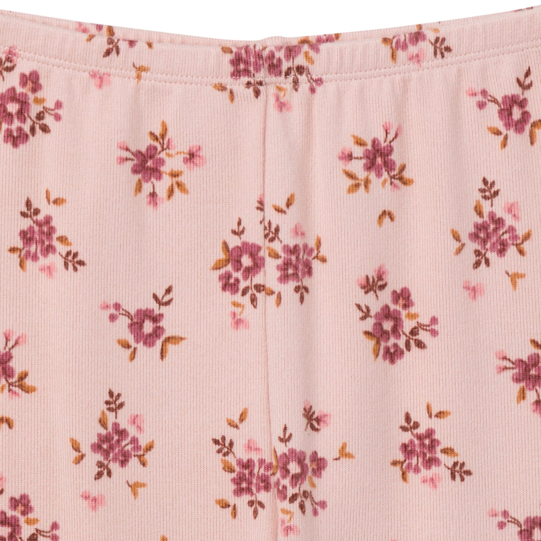 2-Piece Infant & Toddler Girls Light Rose Dahlia Toss Pajama Set