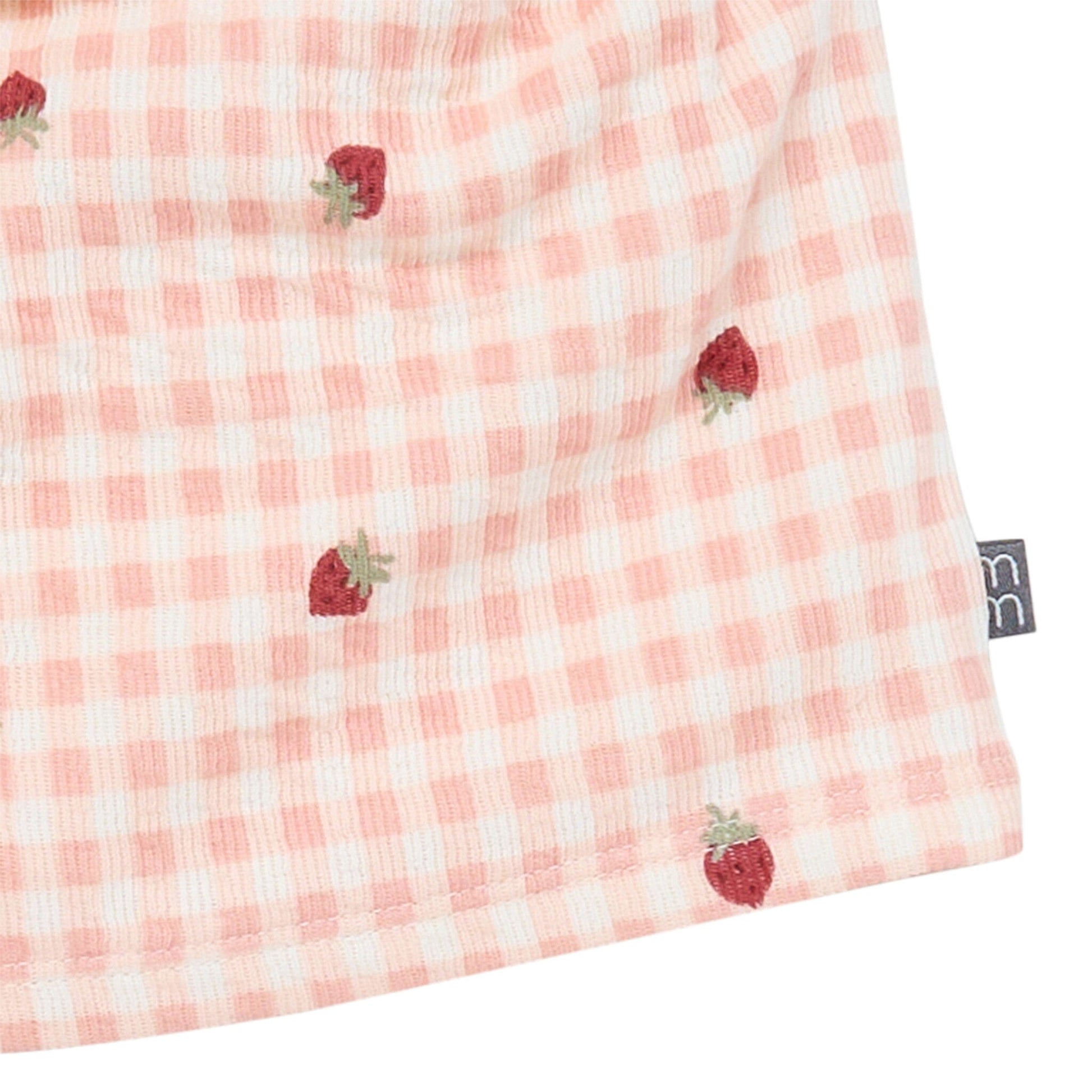 2-Piece Infant & Toddler Girls Rose Strawberry Gingham Top and Shorts Set outfits Modern Moments™ by Gerber® 