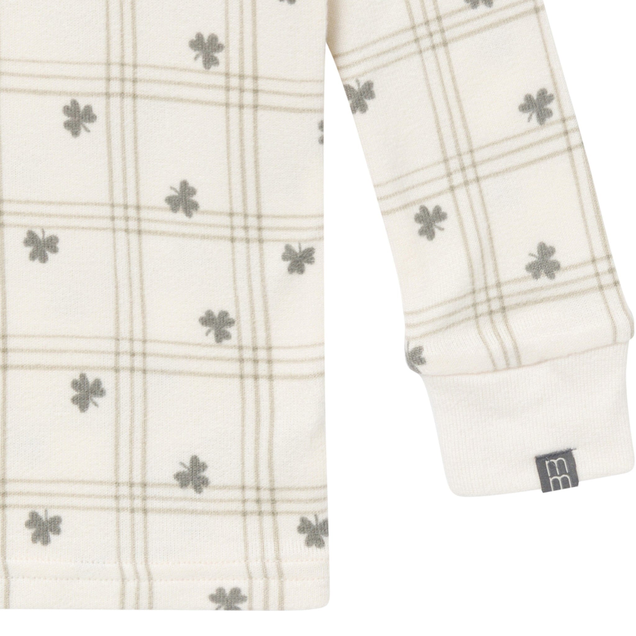 2-Piece Infant & Toddler Neutral Ivory Shamrock Tight Fitting Pajamas Set sleepwear Modern Moments™ by Gerber® 