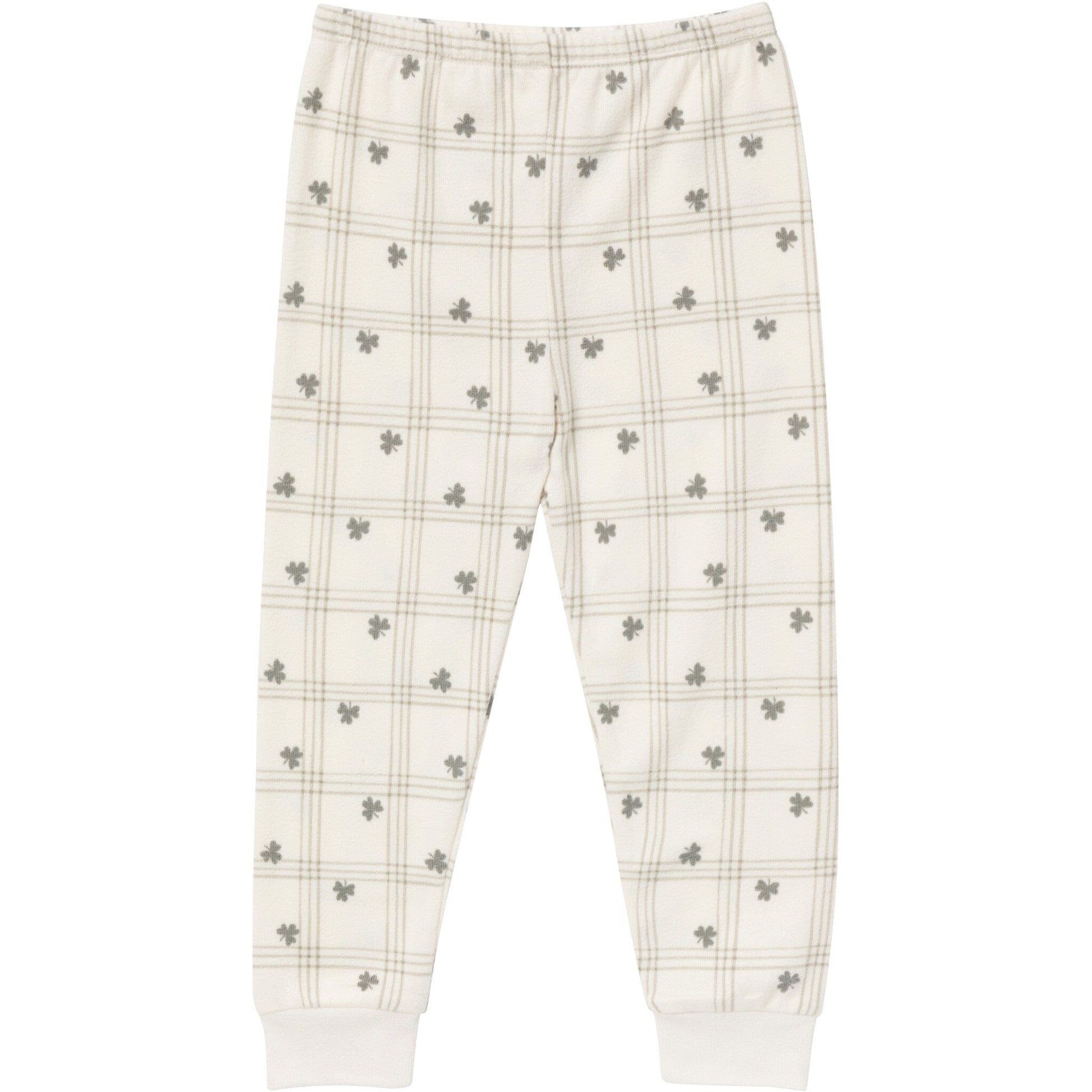 2-Piece Infant & Toddler Neutral Ivory Shamrock Tight Fitting Pajamas Set sleepwear Modern Moments™ by Gerber® 