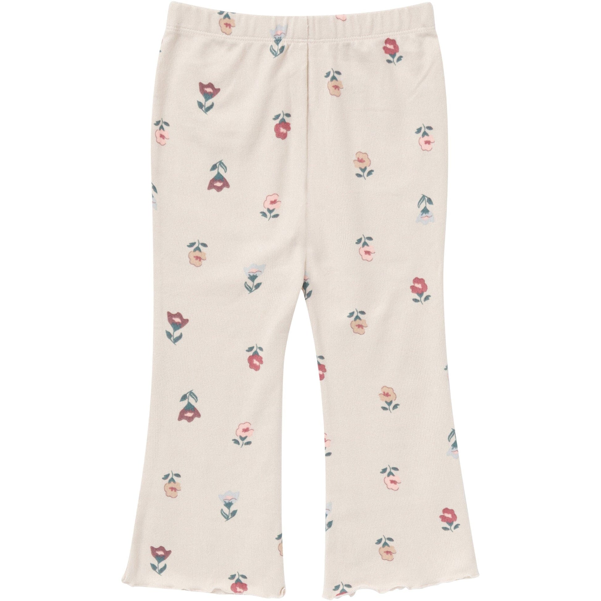 2-Piece Toddler Girls Light Gray Ruffle Collar Top and Flare Pant Set Outfits & Sets Gerber® 