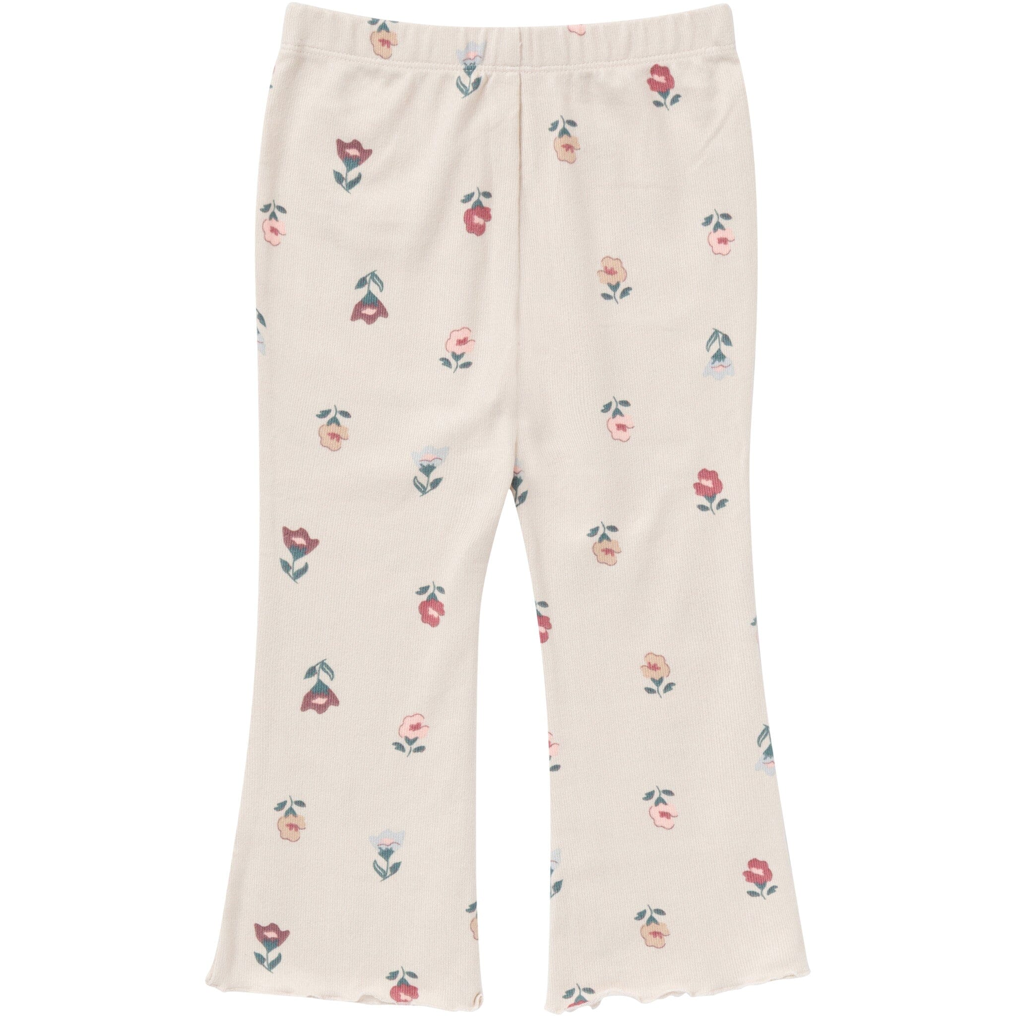 2-Piece Toddler Girls Light Gray Ruffle Collar Top and Flare Pant Set Outfits & Sets Gerber® 