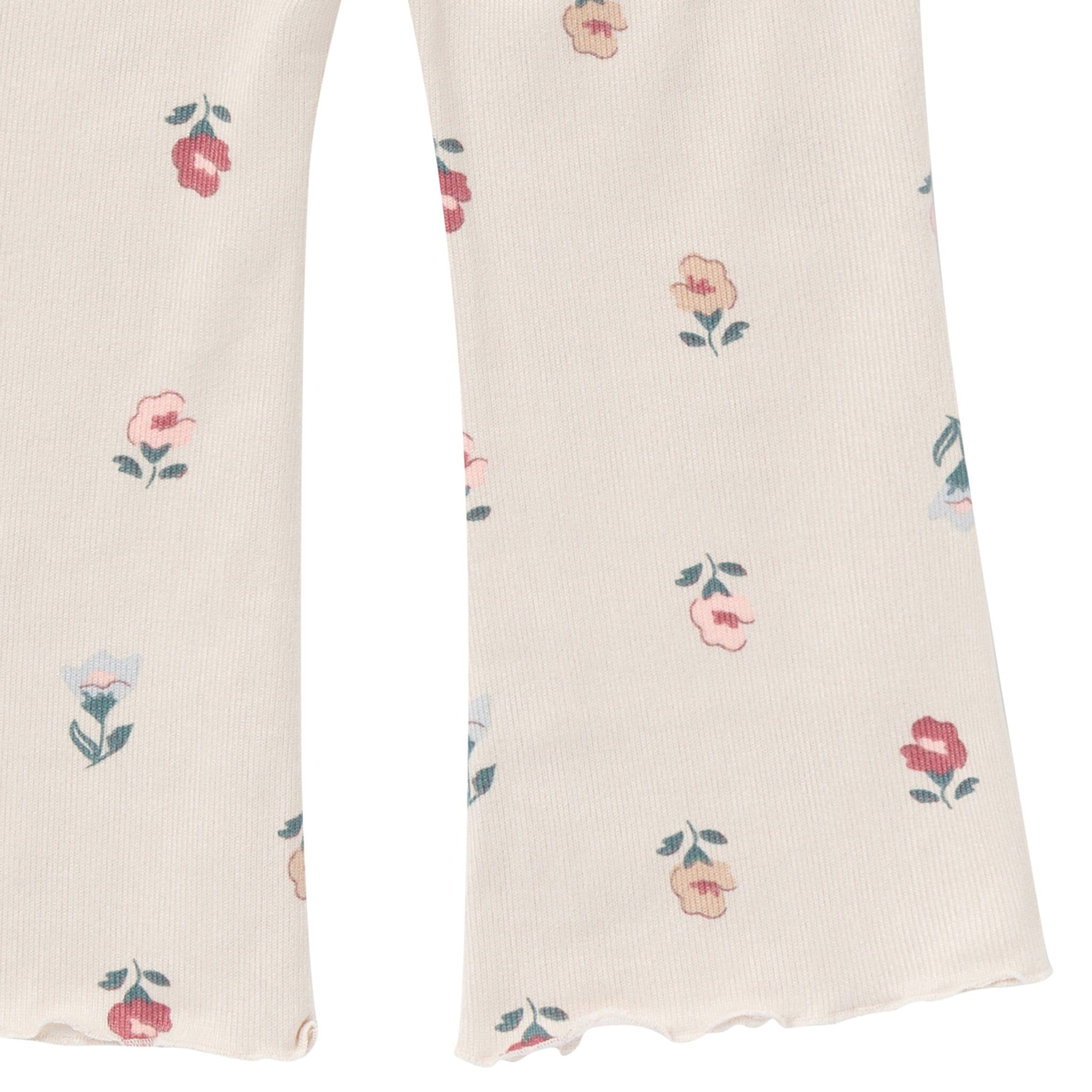 2-Piece Toddler Girls Light Gray Ruffle Collar Top and Flare Pant Set Outfits & Sets Gerber® 