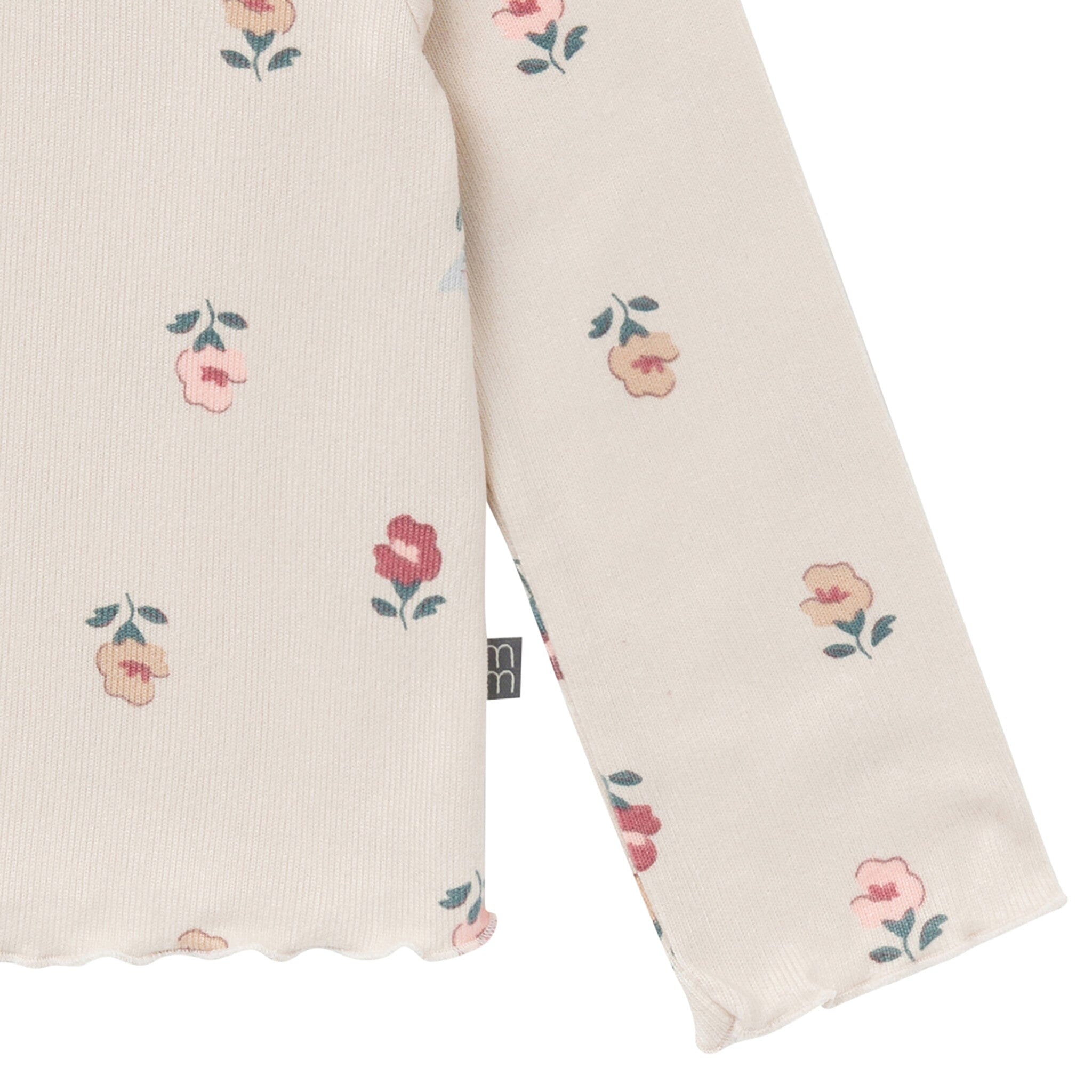 2-Piece Toddler Girls Light Gray Ruffle Collar Top and Flare Pant Set Outfits & Sets Gerber® 