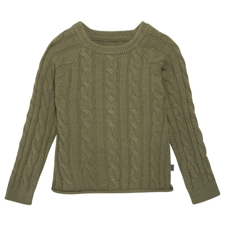 2-Piece Toddler Girls Moss Viscose Sweater Set