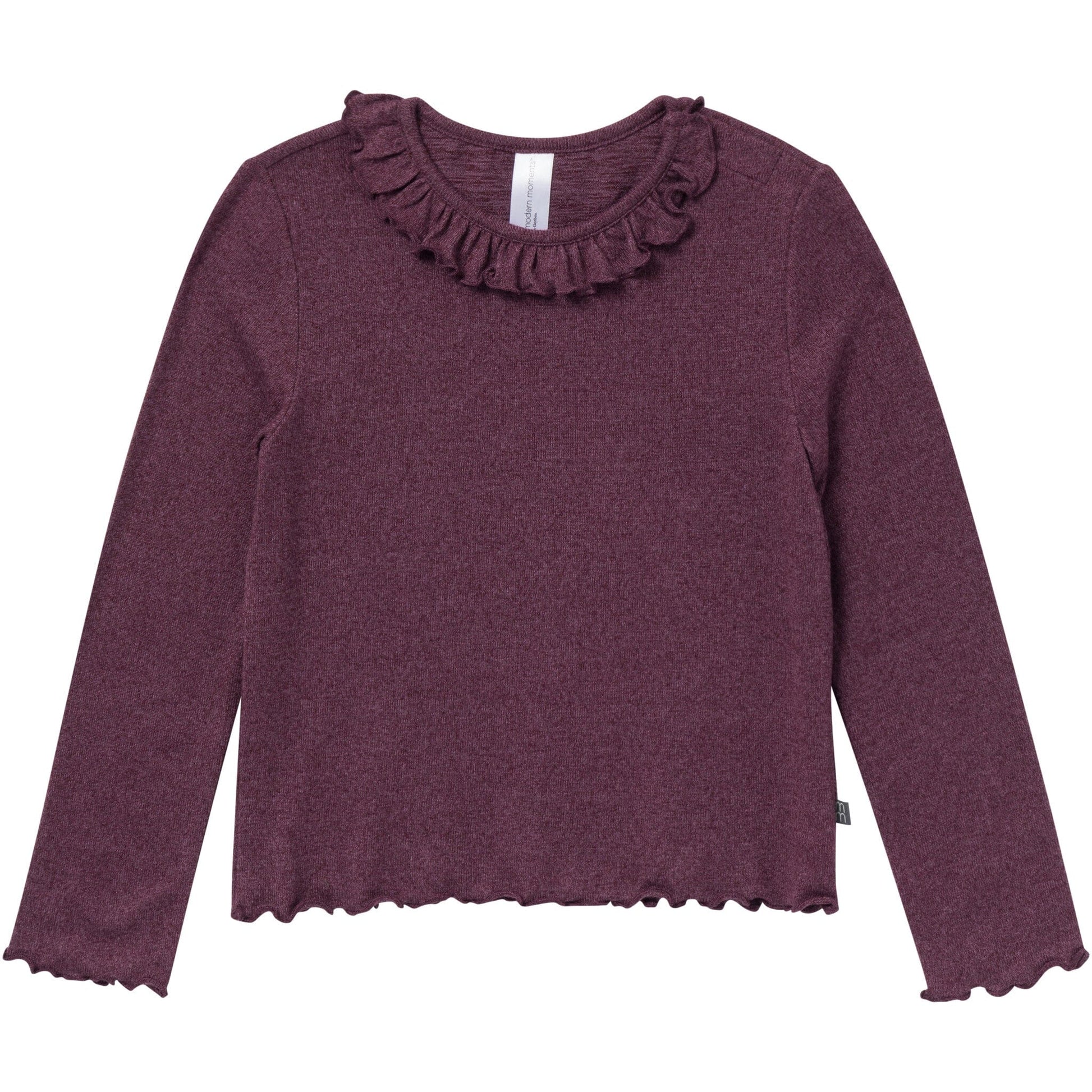 2-Piece Toddler Girls Purple Ruffle Collar Top and Flare Pant Set Outfits & Sets Gerber® 