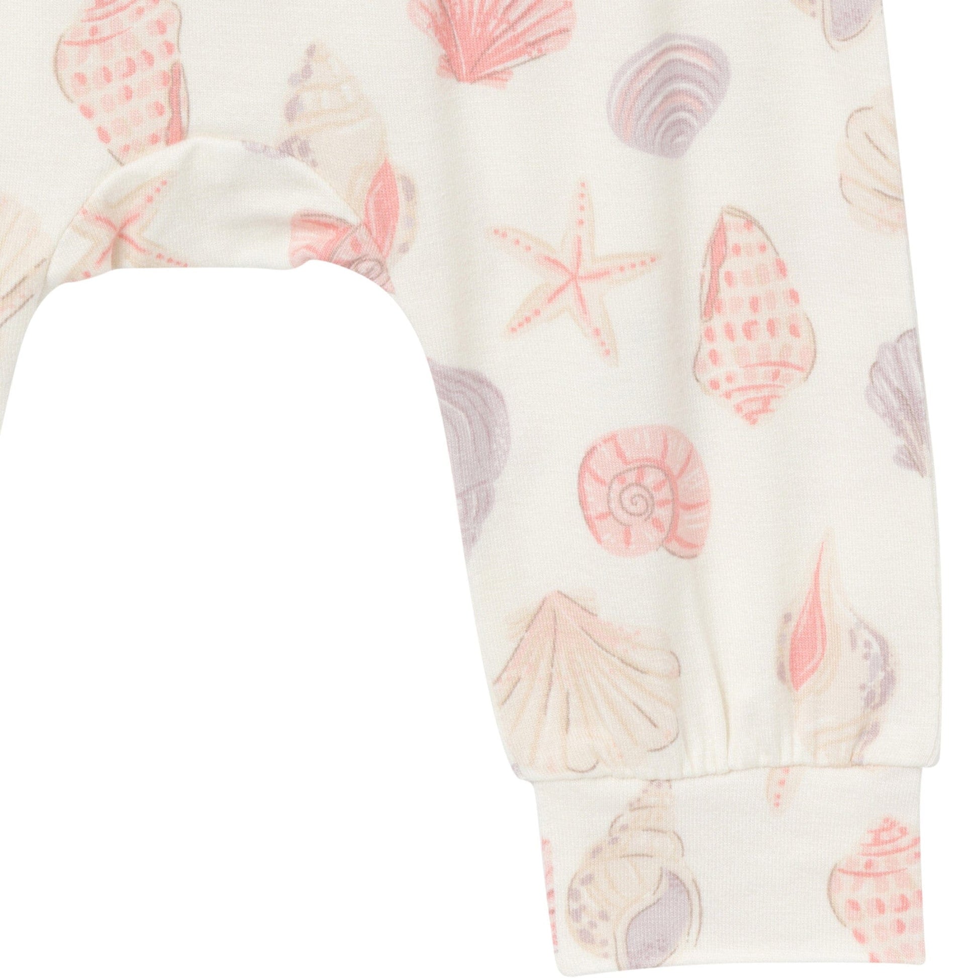 4-Pack Baby Girls Ivory Seashells Bodysuit and Pant Set outfits Modern Moments™ by Gerber® 