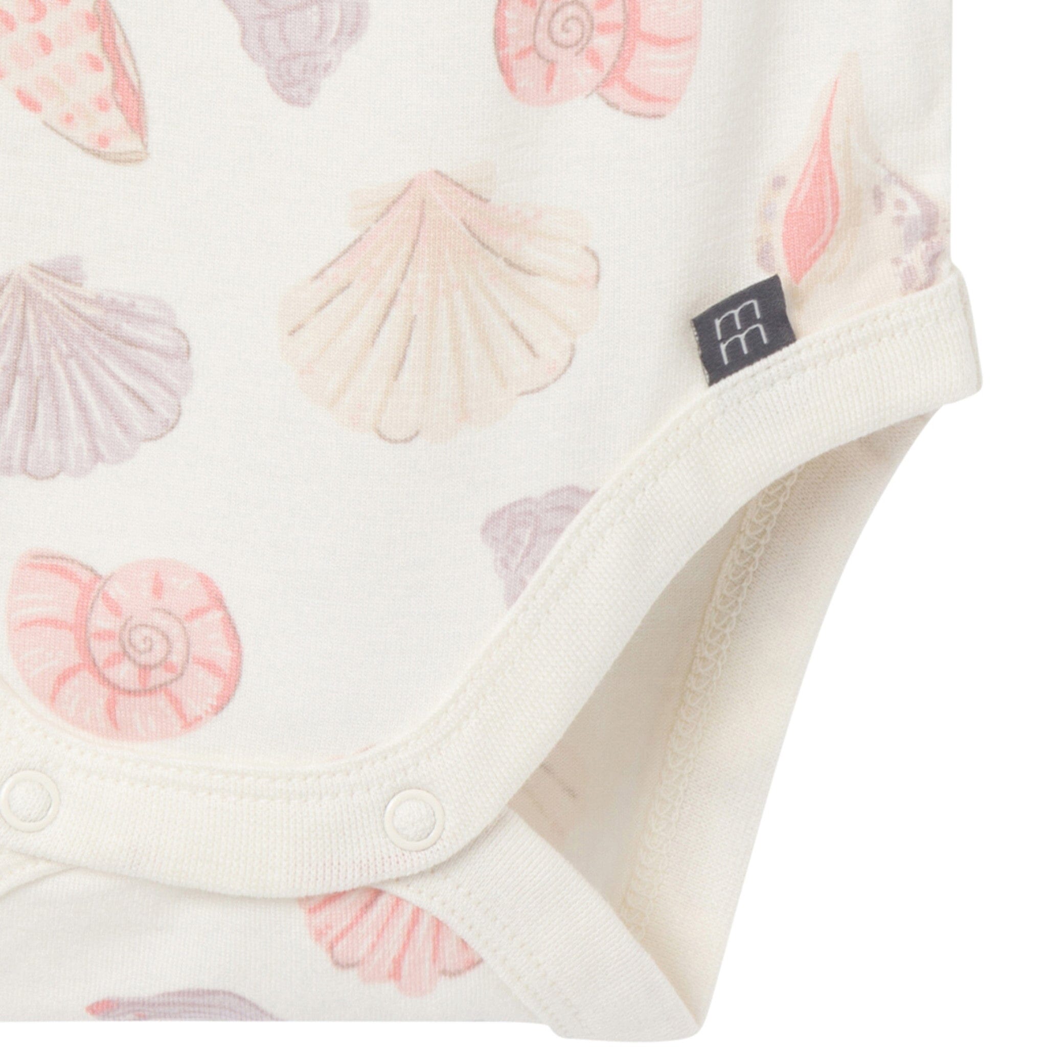 4-Pack Baby Girls Ivory Seashells Bodysuit and Pant Set outfits Modern Moments™ by Gerber® 