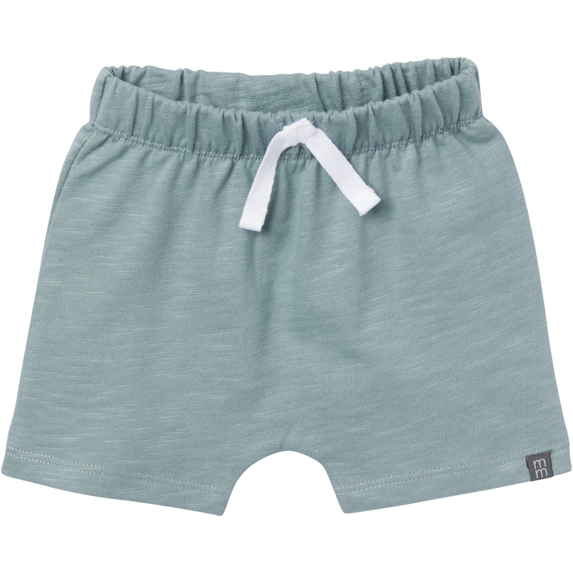 4-Piece Baby Boys Cream/Teal Bodysuit and Short Set
