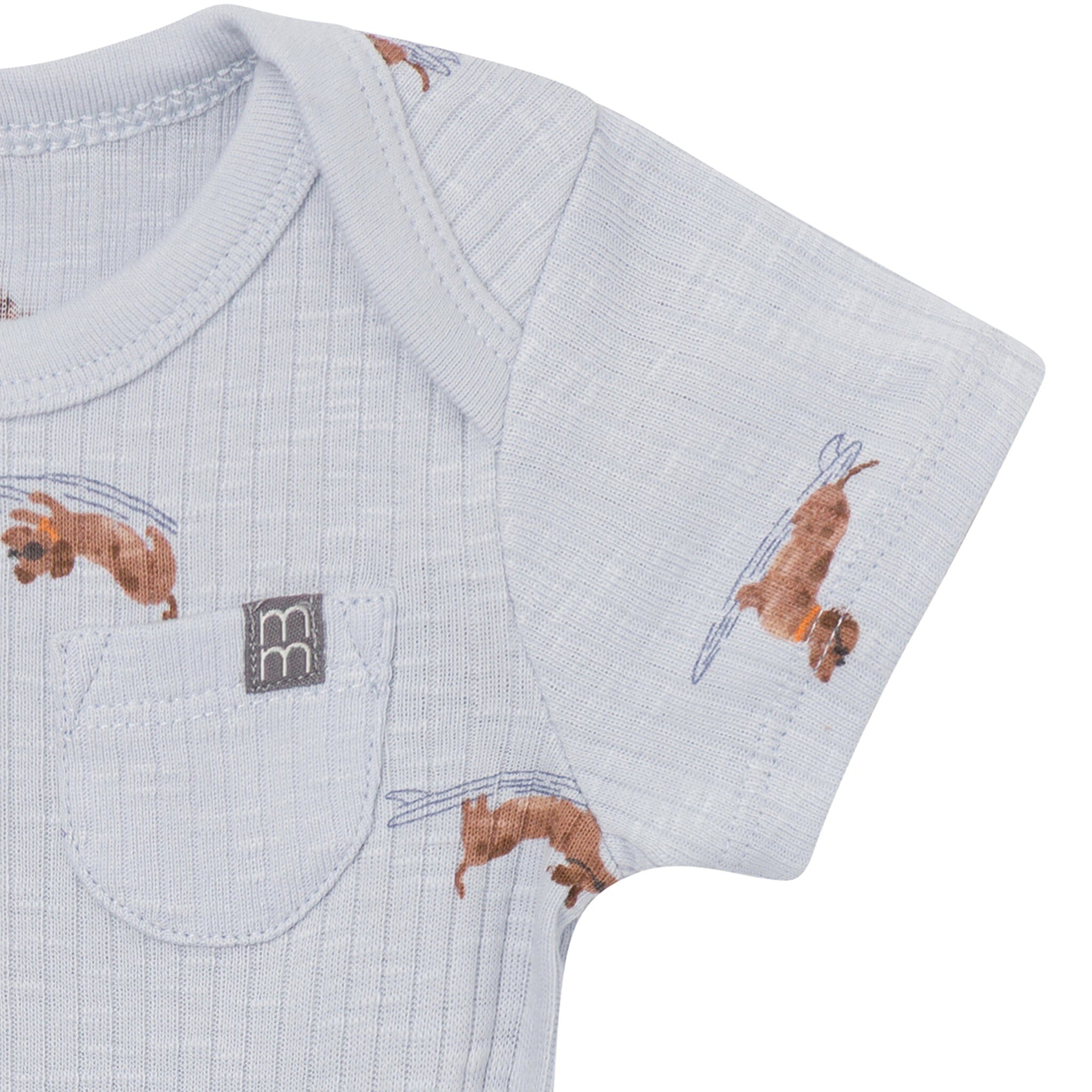 4-Piece Baby Boys Dachshund Surf Bodysuit and Shorties outfits modern moments™ by Gerber® 