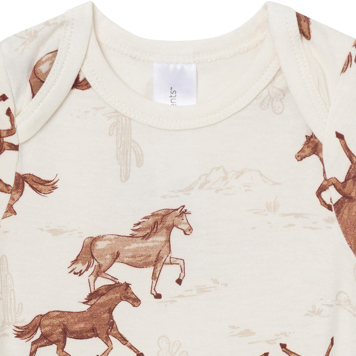 4-Piece Baby Boys Wild Horses Bodysuit and Pant Outfits & Sets Modern Moments™ by Gerber® 