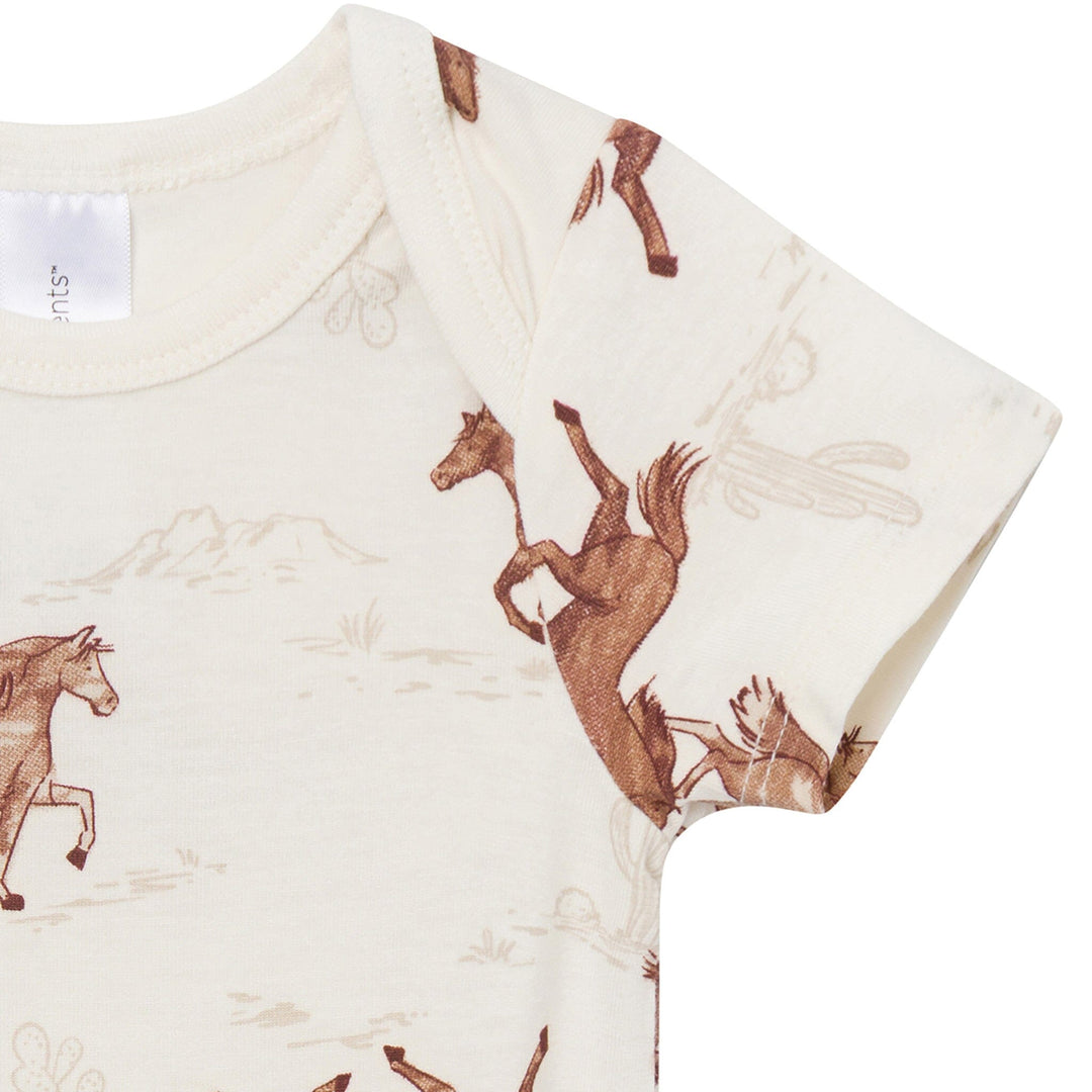 4-Piece Baby Boys Wild Horses Bodysuit and Pant Outfits & Sets Modern Moments™ by Gerber® 