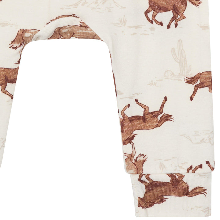4-Piece Baby Boys Wild Horses Bodysuit and Pant Outfits & Sets Modern Moments™ by Gerber® 
