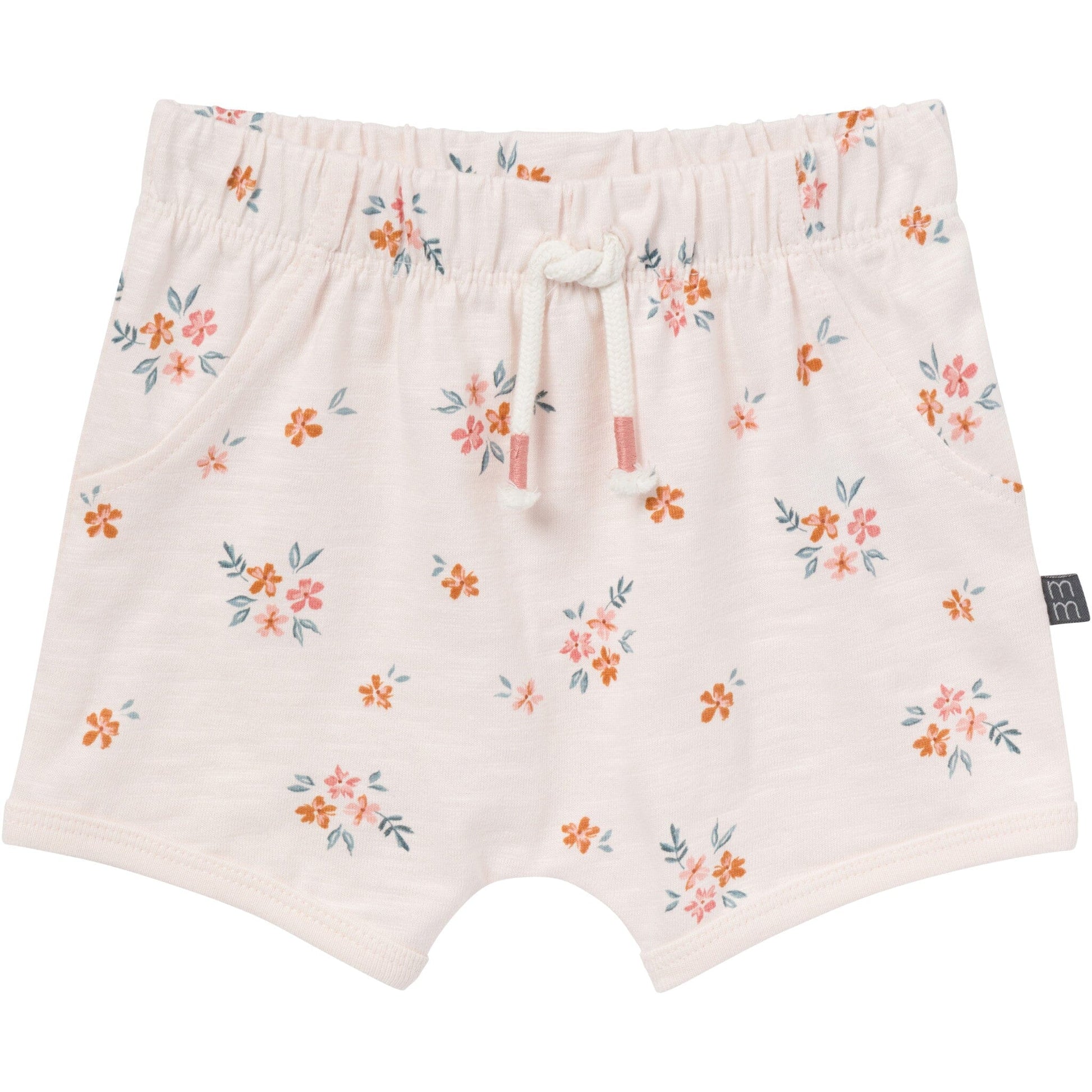 4-Piece Baby Girls Light Rose Flower Bunches/Rose Sleeveless Peplum Tops and Shorts Set outfits Modern Moments™ by Gerber® 