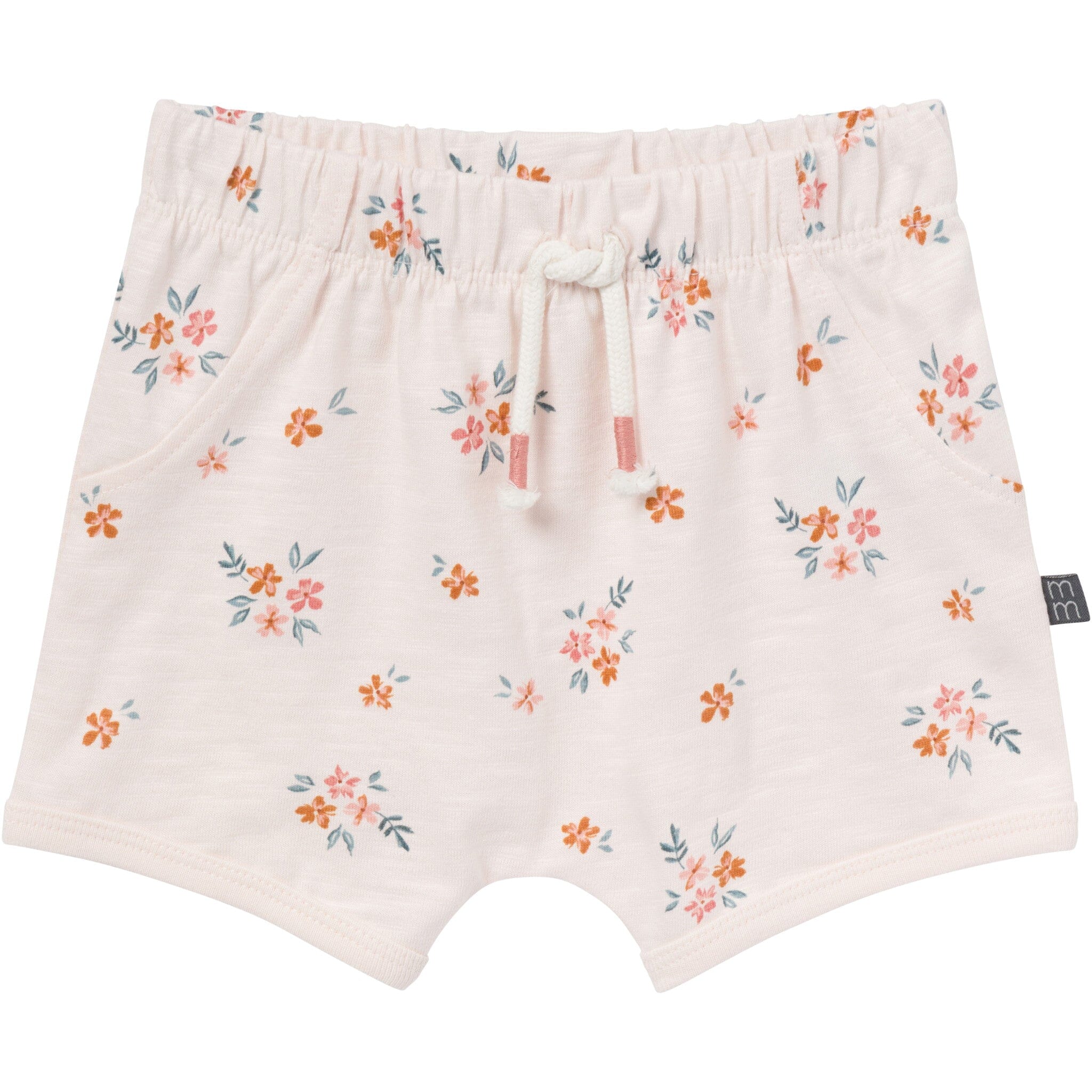 4-Piece Baby Girls Light Rose Flower Bunches/Rose Sleeveless Peplum Tops and Shorts Set outfits Modern Moments™ by Gerber® 